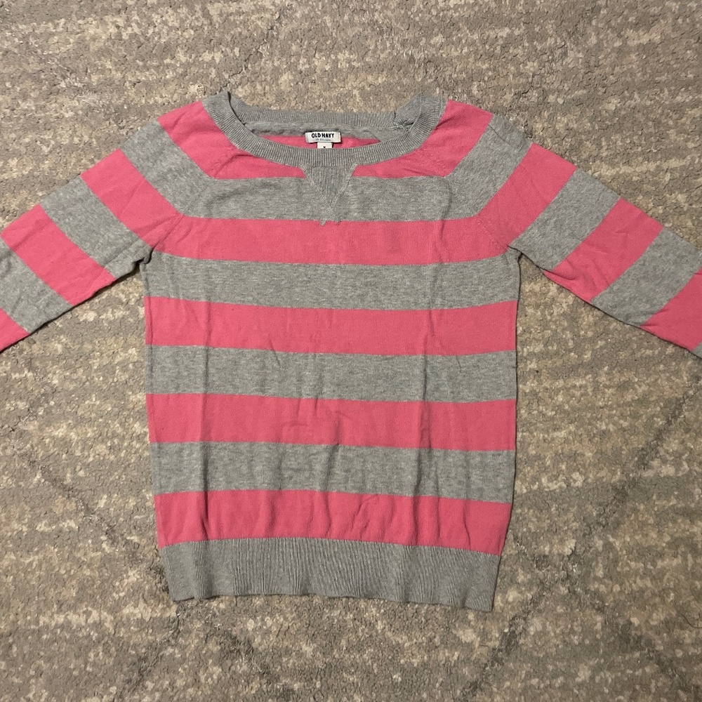 Pink and Gray Long Sleeve
